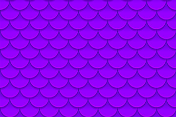 Seamless pattern of colorful violet purple fish scales. Fish scales, dragon skin, Japanese carp, dinosaur skin, pimples, reptile, snake skin, shingles.