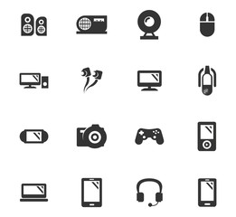Gadget icons set