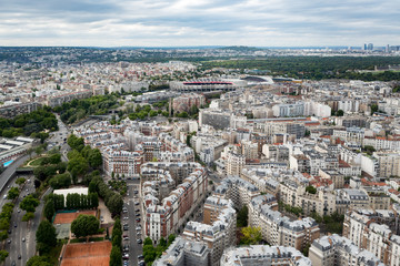 Fototapeta na wymiar Paris vue du ciel 03