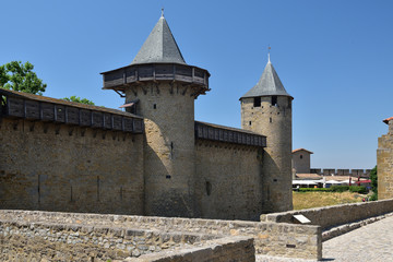 Festungsstadt Carcassonne in Frankreich 