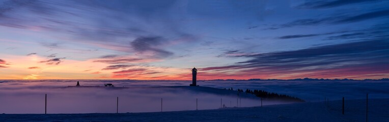 Sunrise Panorama Feldberg Seebuck