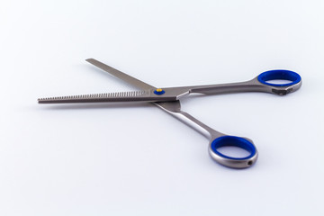 Scissors Steel Professional Isolated on White Background 