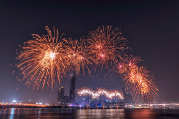 International Fireworks Festival in Seoul, Korea