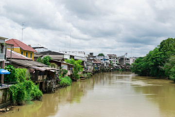House near the river.