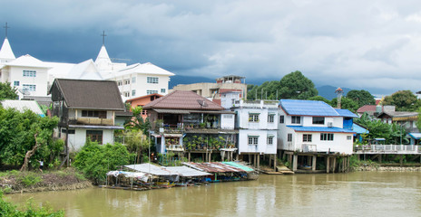 House near the river.