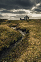 Verlassenes Haus bei Dagver&eth;ar&aacute; auf der Snaefellsnes Halbinsel