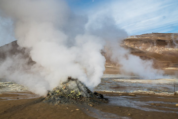 Solfatare bei Namafjall am Myvatn See, Island