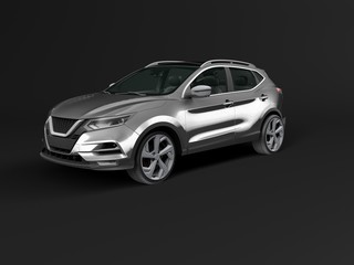 Obraz premium Modern Car isolated on dark background