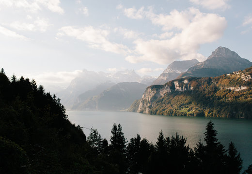 Lake Lucerna, Switzerland