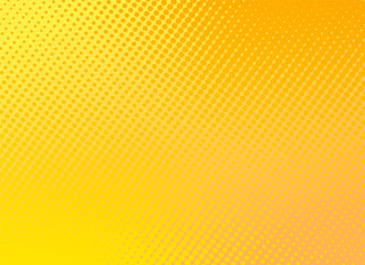 Fototapeta premium retro comic yellow background raster gradient halftone, stock vector illustration eps 10