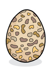 animal egg / cartoon vector and illustration, hand drawn style, isolated on white background.