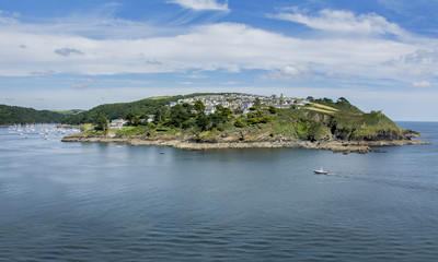 Polruan on the Polperro heritage coast , south Corwall 