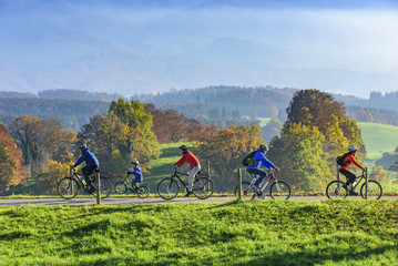 Radtour im herbstlichen Oberland