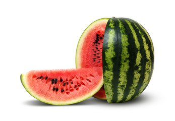  watermelon isolated on white