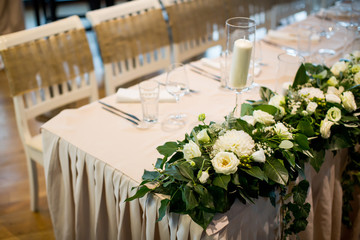 Wedding table decoration