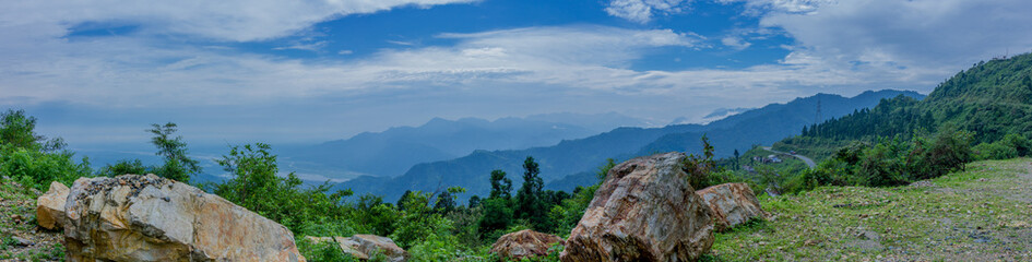 Panoramic View Of Bhutan 