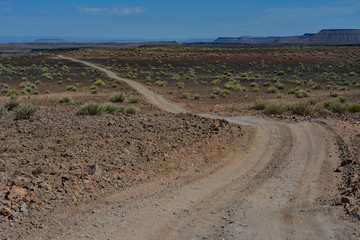Namibia track to Fish River Canyon