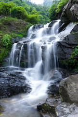Fototapeta na wymiar Darjeeling Rock Garden Waterfall wallpaper