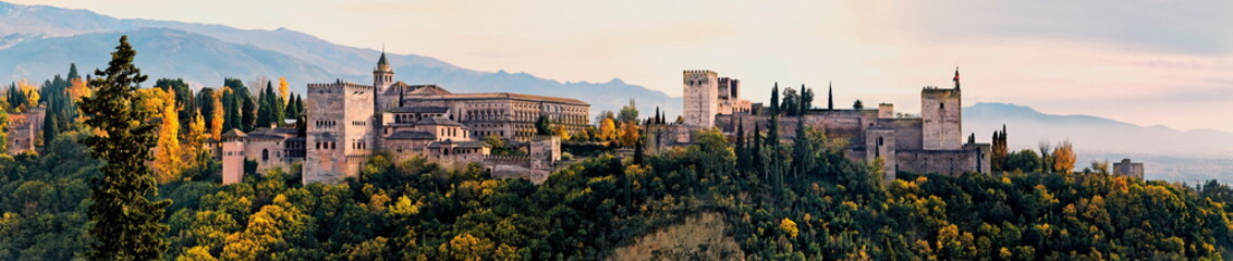 Fototapeta na wymiar Alhambra Panorama