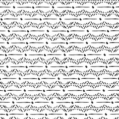 hand drawn abstract seamless pattern