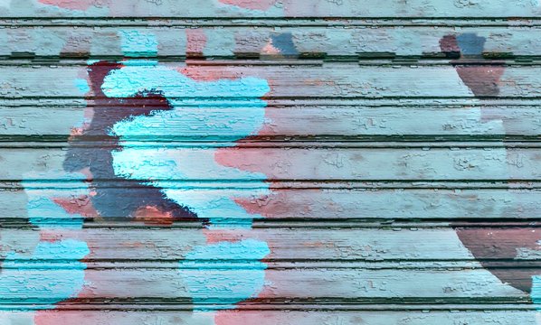 abstract wood texture background colorful of blue and brown colors