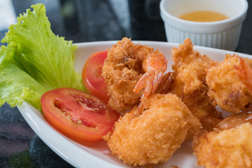 fried prawn balls
