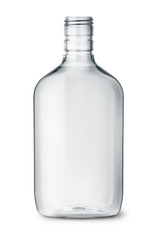 Clear plastic alcohol flasks