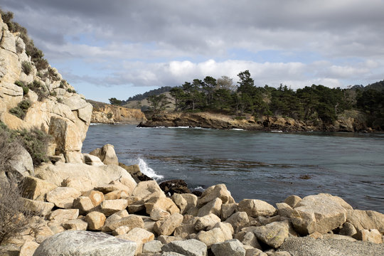 Rocks at the Pacific Coast (California, USA)