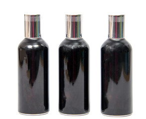 men's perfume in beautiful bottle isolated on white background