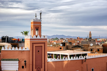 Medina, the old city of Marrakech, Morocco, Africa