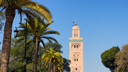 Fototapeta na wymiar Mosque Marrakesh Morocco