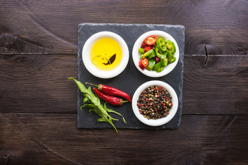 Organic food concept