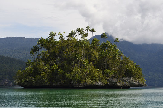 Karst island archipelago, Triton Bay, Mainland New Guinea, Western Papua, Indonesian controlled New Guinea, on the Science et Images "Expedition Papua, in the footsteps of Wallace&rdquo;, by Iris Foundation