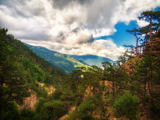 Crimea. Mountains, camping.