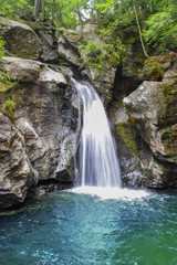 Fototapeta na wymiar Waterfall Stowe, Vermont