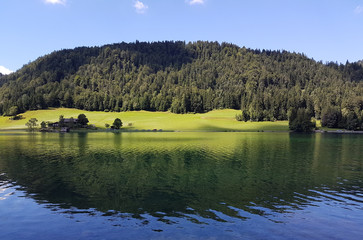 The amazing colors of an Alpine Lake