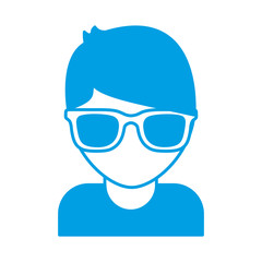 man with sunglasses icon