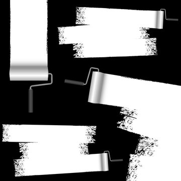 paint roller with markings