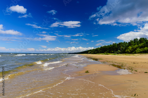 The Beautiful Sandy Beach On Baltic Sea Narva Joesuu Estonia The Beautiful Sandy Beach On Baltic Sea Narva Joesuu Estonia