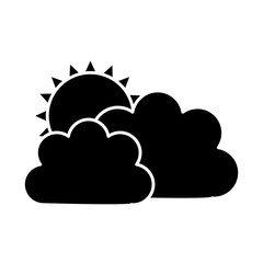 cloud and sun icon