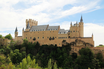 Fototapeta na wymiar Alcázar of Segovia, Spain 