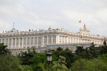 Obraz premium The Royal Palace of Madrid, Spain 