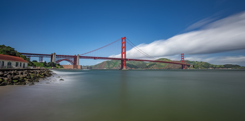 A Long Exposure of the Clouds over Marin