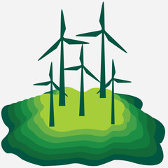 Eco - energy concept and ecology idea