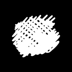 Template for business card, banner, poster, notebook, invitation with modern hand drawn ink grunge textures