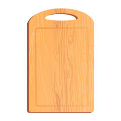 Colorful illustration of cutting Board