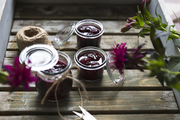 ダークチェリーのコンポート