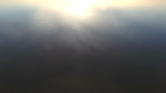 Sea surface aerial view