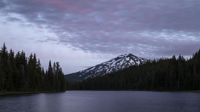 Todd Lake Sunset to Blue Hour Time Lapse