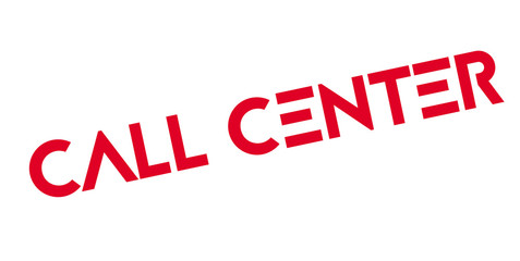 Call Center rubber stamp. Grunge design with dust scratches. Effects can be easily removed for a clean, crisp look. Color is easily changed.
